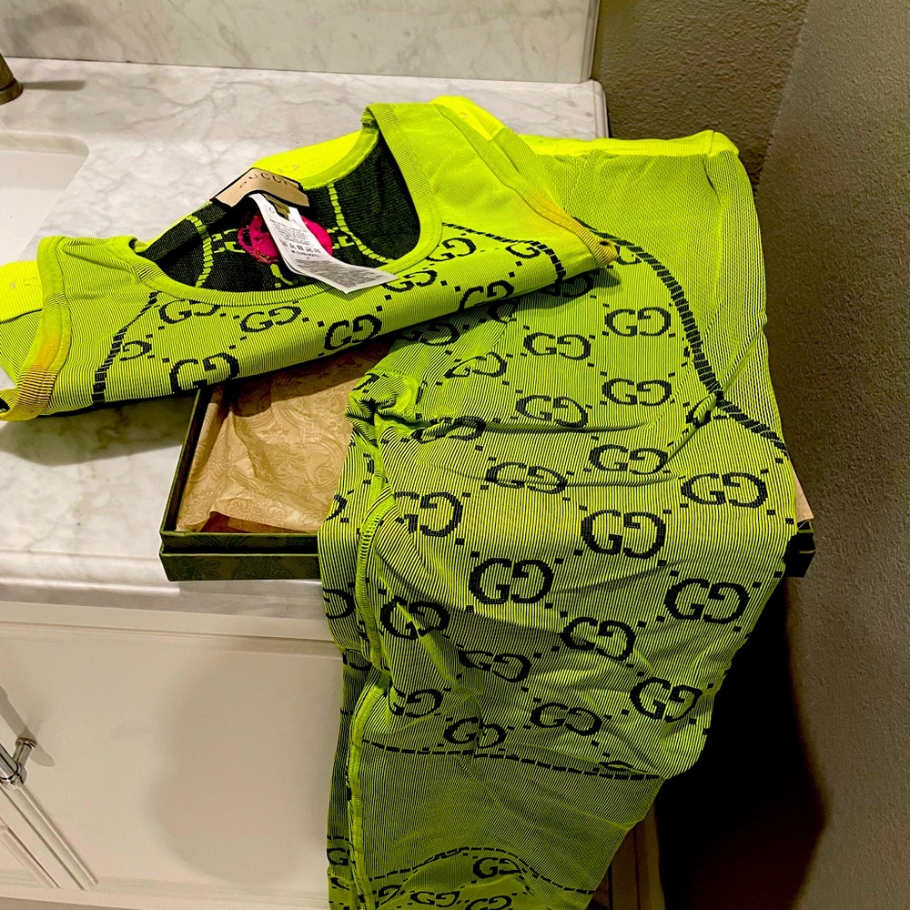 Gucci athletic wear.